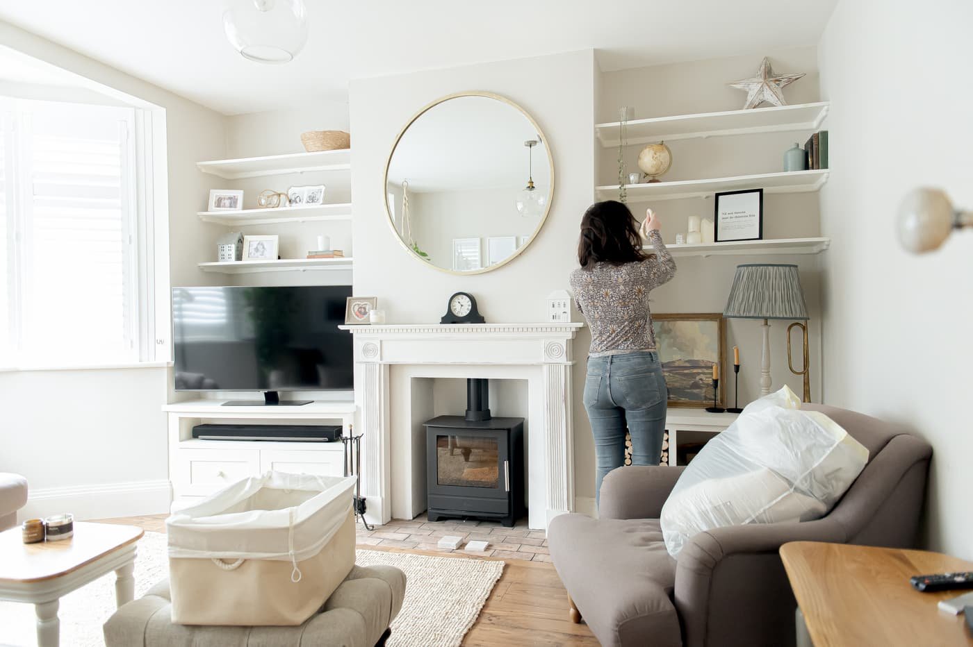 Our Living Room Design Before After Fifi McGee